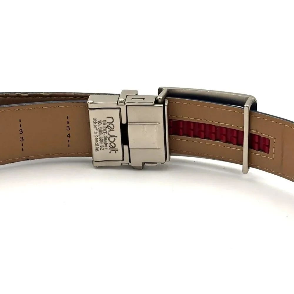 Nexbelt Neubelt Men's Vegan Blue Golf Ratchet Belt 1.38